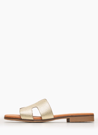Γυναικεία Flats 3075 Μαύρο Δέρμα Eva Frutos