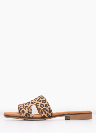 Γυναικεία Flats 3075 Μαύρο Δέρμα Eva Frutos