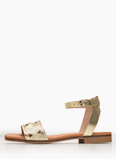 Γυναικεία Flats 3075 Μαύρο Δέρμα Eva Frutos