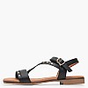 Γυναικεία Flats 3079 Μαύρο Δέρμα Eva Frutos Γυναικεία Flats 3079 Μαύρο Δέρμα Eva Frutos