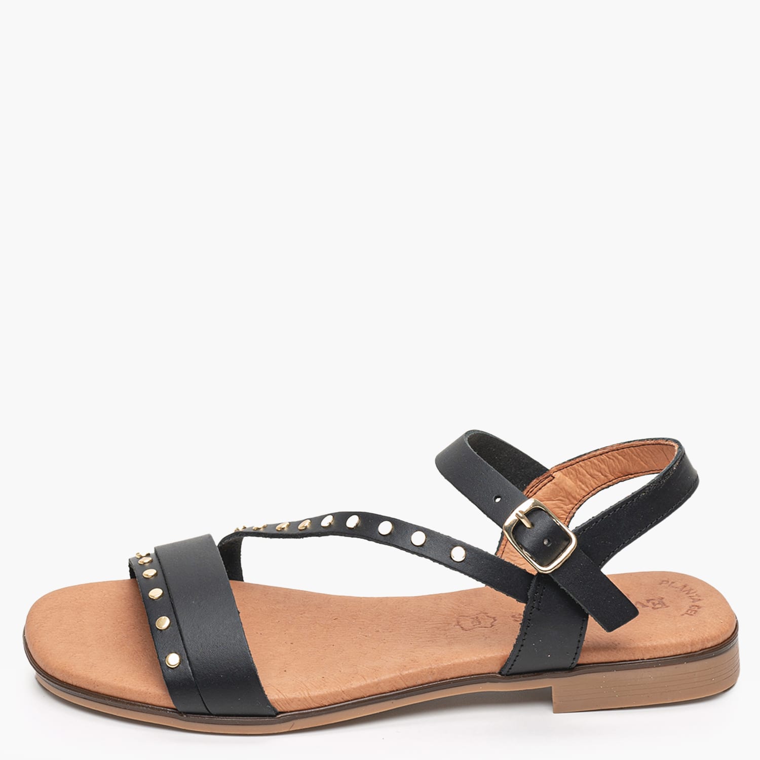 Γυναικεία Flats 3079 Μαύρο Δέρμα Eva Frutos
