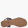 Γυναικεία Flats 3079 Μαύρο Δέρμα Eva Frutos Γυναικεία Flats 3079 Μαύρο Δέρμα Eva Frutos
