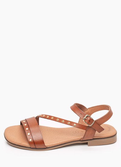 Γυναικεία Flats 3075 Μαύρο Δέρμα Eva Frutos