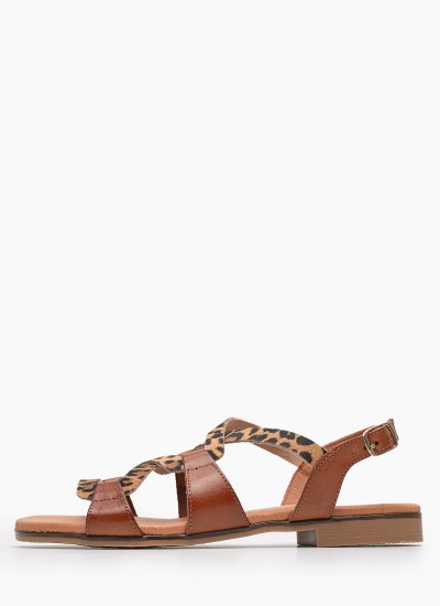 Γυναικεία Flats 3075 Μαύρο Δέρμα Eva Frutos