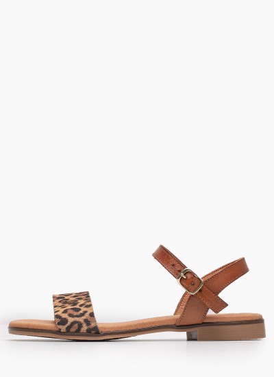 Γυναικεία Flats 3075 Μαύρο Δέρμα Eva Frutos