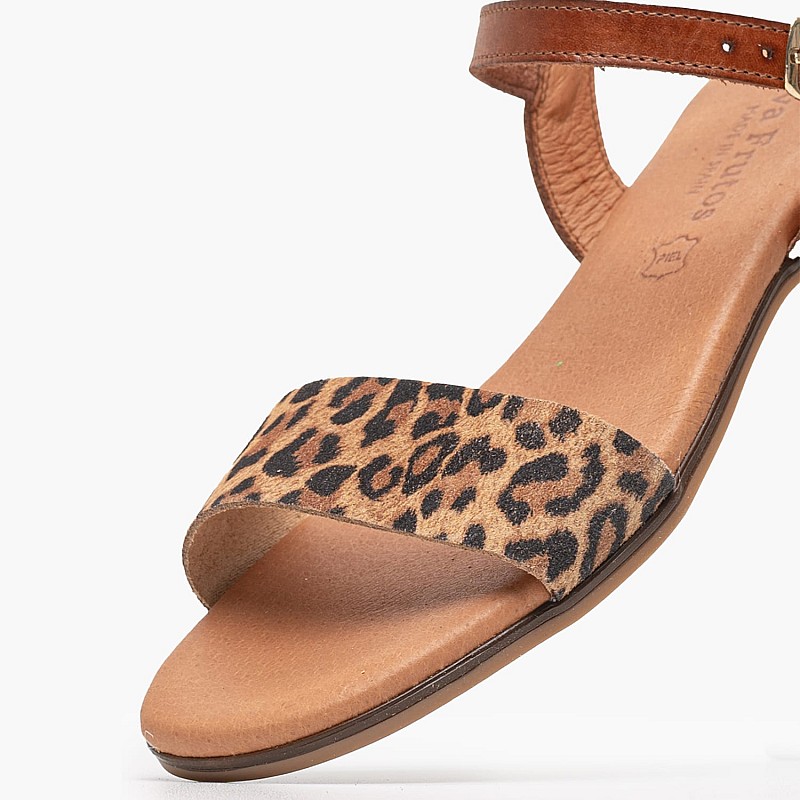 Γυναικεία Flats 3090 Leopard Δέρμα Eva Frutos