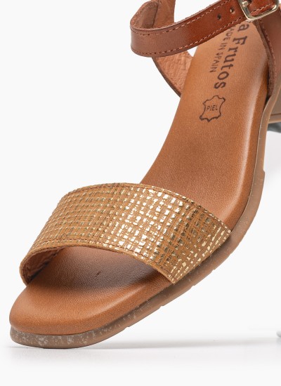 Γυναικεία Flats 3075 Μαύρο Δέρμα Eva Frutos