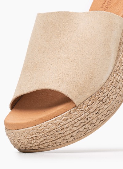 Γυναικεία Flats 3075 Μαύρο Δέρμα Eva Frutos