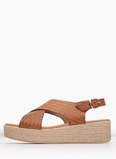 Γυναικεία Flats 3075 Μαύρο Δέρμα Eva Frutos