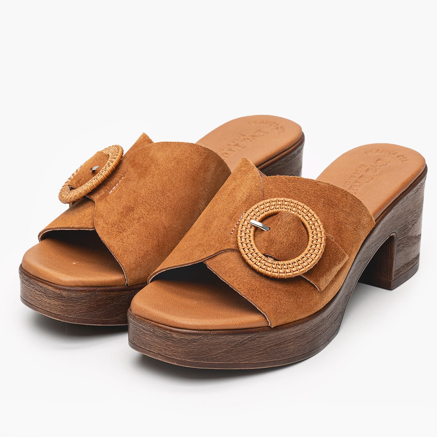 Women Mules 5611 Tabba Buckskin Eva Frutos