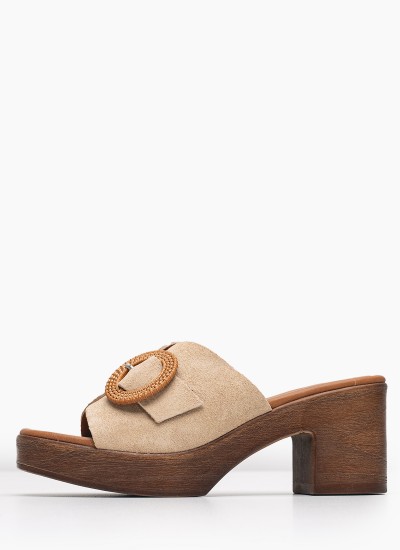 Γυναικεία Flats 3075 Μαύρο Δέρμα Eva Frutos