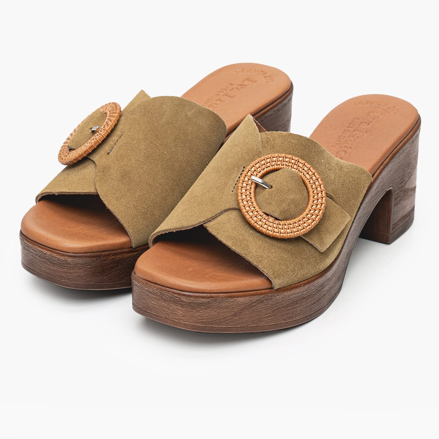 Γυναικεία Mules 5611 Λαδί Δέρμα Καστόρι Eva Frutos Γυναικεία Mules 5611 Λαδί Δέρμα Καστόρι Eva Frutos