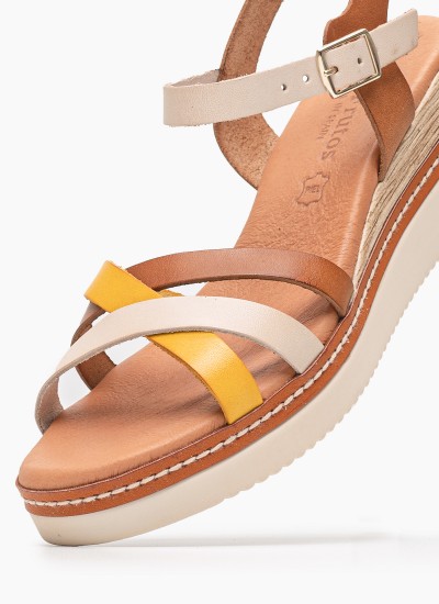 Γυναικεία Flats 3075 Μαύρο Δέρμα Eva Frutos