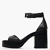 Women Sandals Bitten Black Leather Windsor Smith Women Sandals Bitten Black Leather Windsor Smith