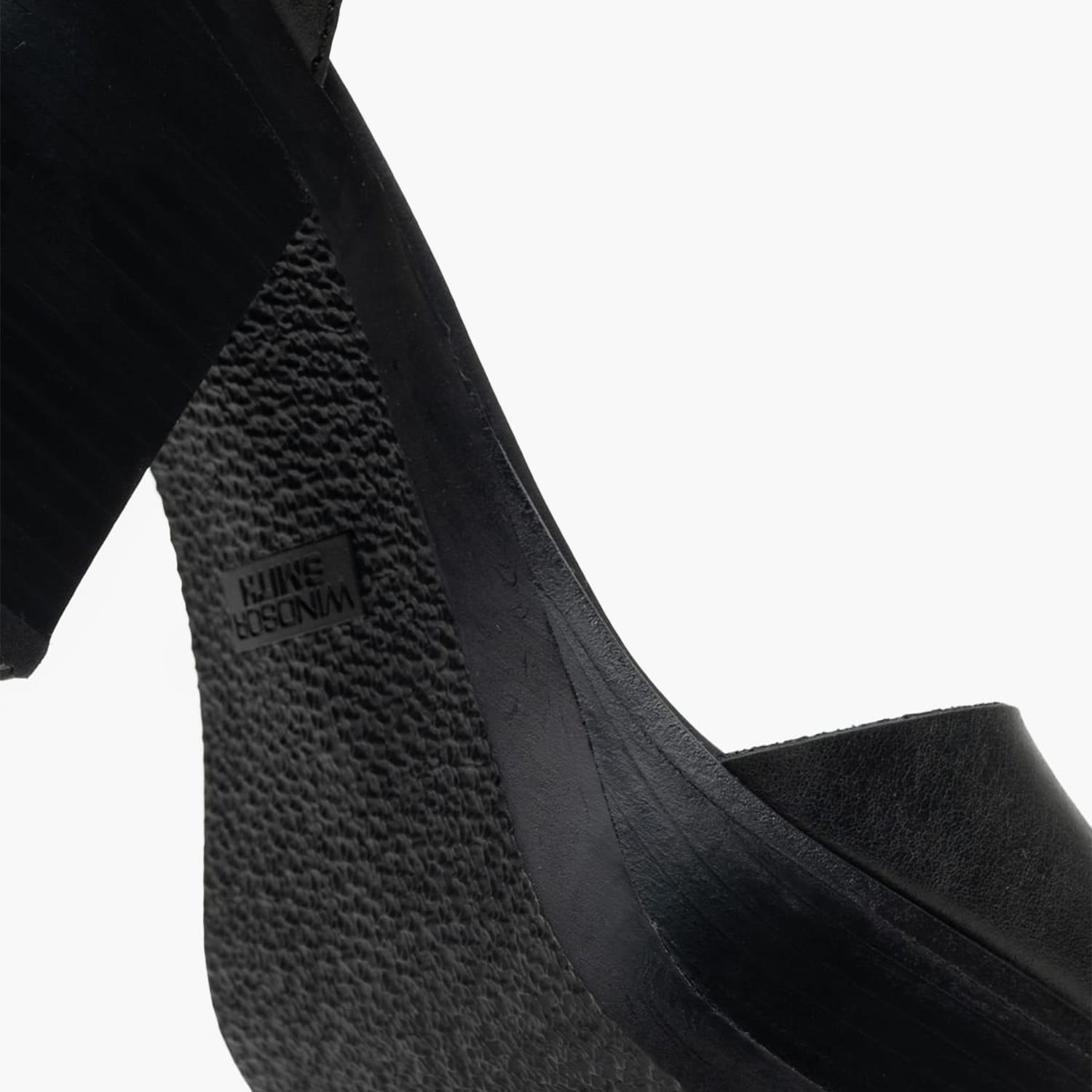 Women Sandals Bitten Black Leather Windsor Smith Women Sandals Bitten Black Leather Windsor Smith