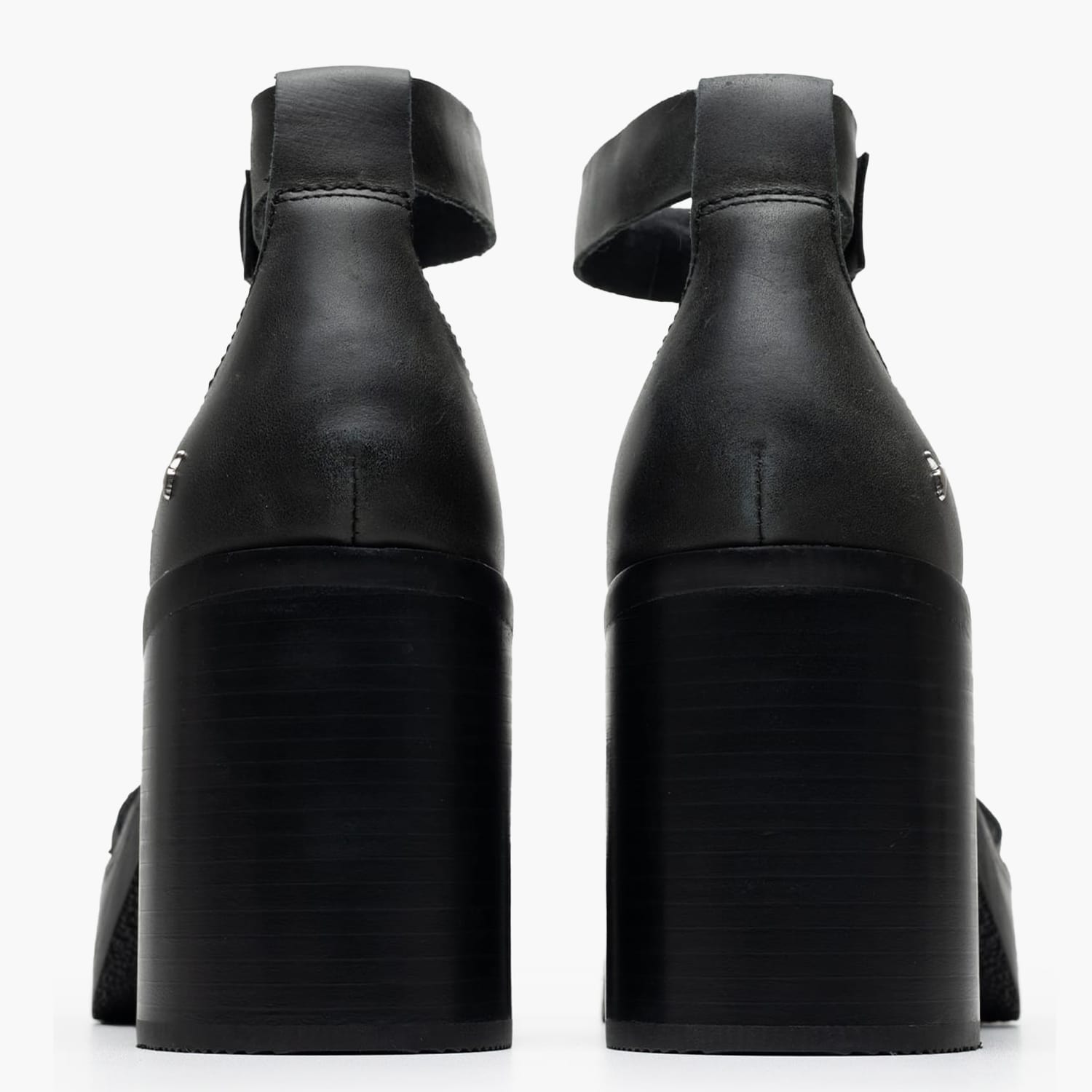 Women Sandals Bitten Black Leather Windsor Smith Women Sandals Bitten Black Leather Windsor Smith