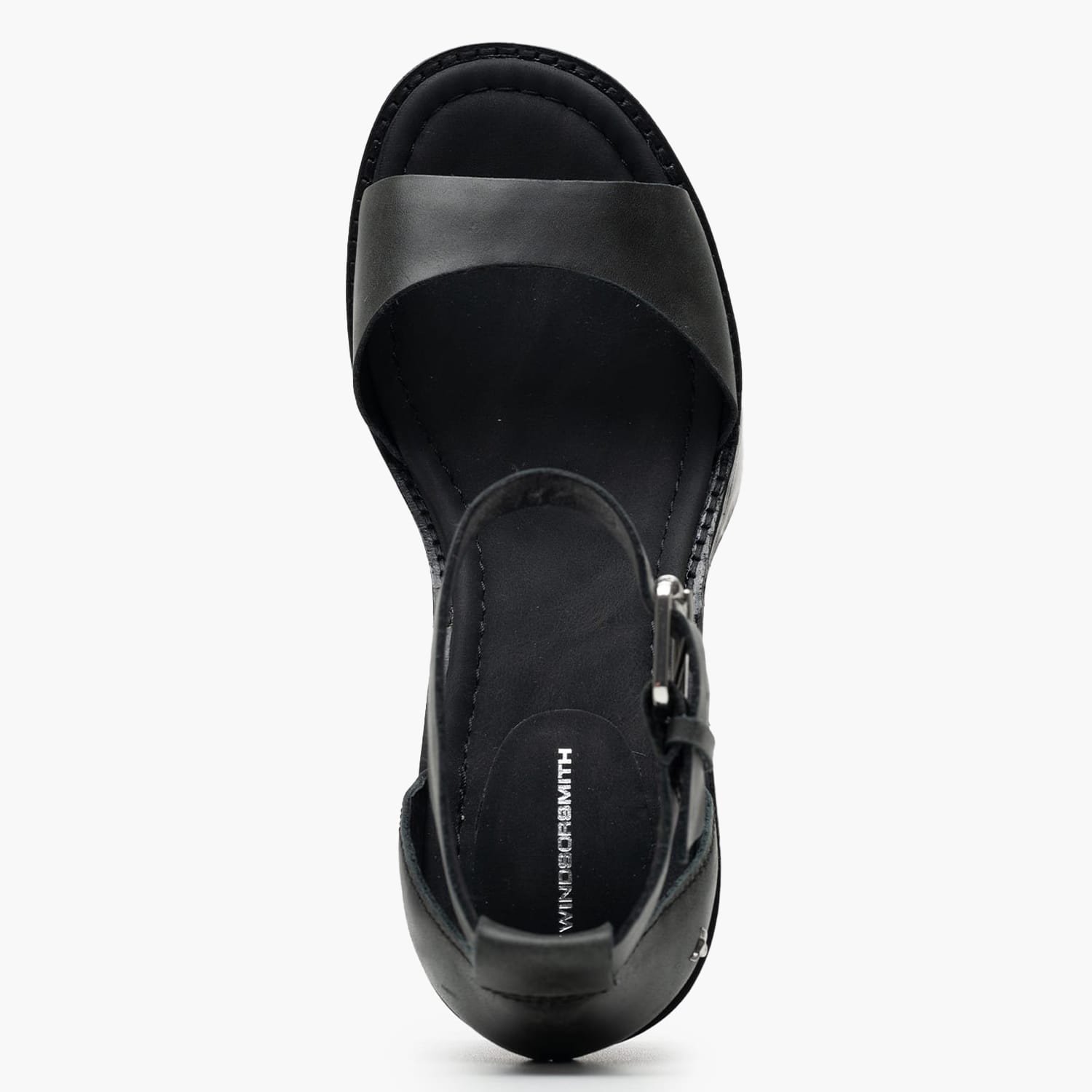 Women Sandals Bitten Black Leather Windsor Smith Women Sandals Bitten Black Leather Windsor Smith