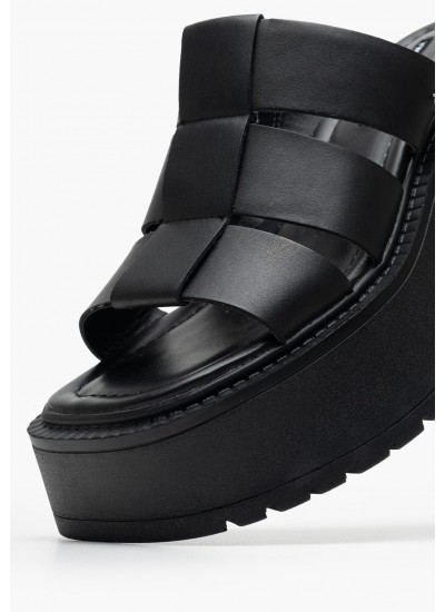 Γυναικείες Γόβες & Peeptoes Ψηλές Nassha Μαύρο ECOleather Guess
