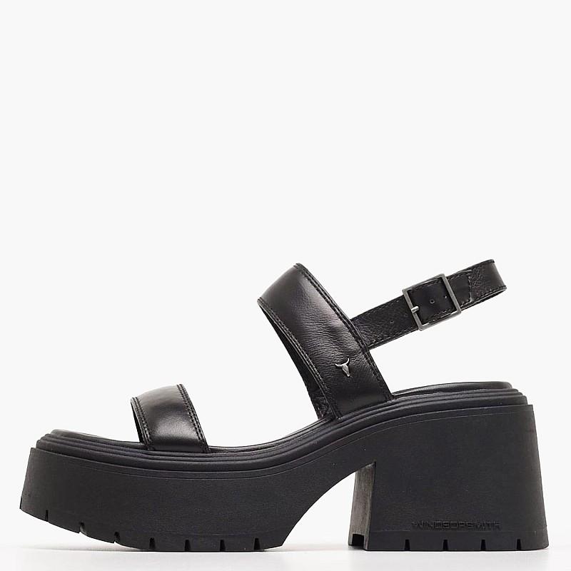 Women Sandals Cosmos Black Leather Windsor Smith