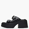 Women Mules Covert Black Leather Windsor Smith Women Mules Covert Black Leather Windsor Smith