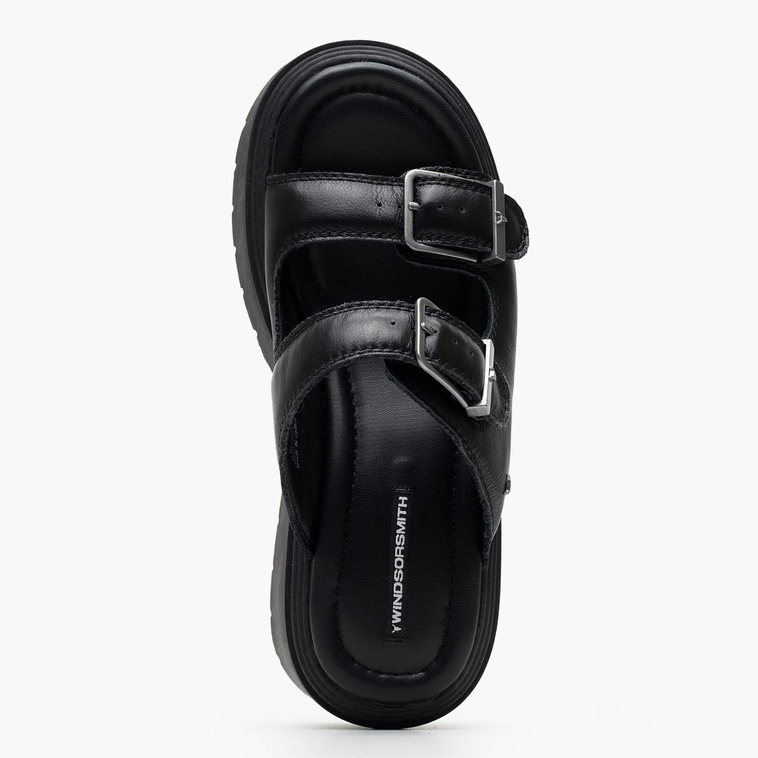 Women Mules Covert Black Leather Windsor Smith Women Mules Covert Black Leather Windsor Smith