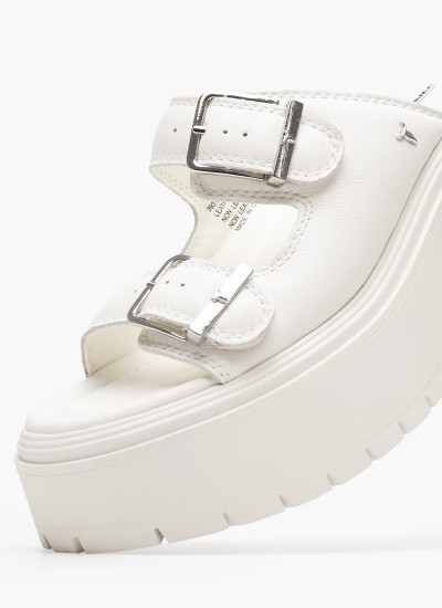 Γυναικείες Πλατφόρμες Χαμηλές 22305 Χρυσό ECOleather Tamaris