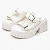 Women Mules Covert White Leather Windsor Smith Women Mules Covert White Leather Windsor Smith