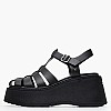 Women Platforms Low Crush Black Leather Windsor Smith Women Platforms Low Crush Black Leather Windsor Smith
