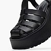 Women Platforms Low Crush Black Leather Windsor Smith Women Platforms Low Crush Black Leather Windsor Smith