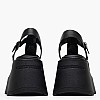 Women Platforms Low Crush Black Leather Windsor Smith Women Platforms Low Crush Black Leather Windsor Smith