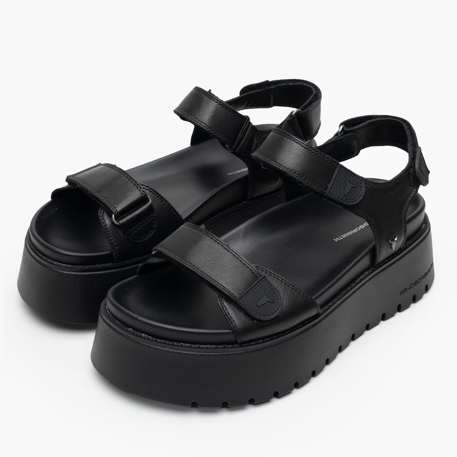 Women Platforms Low Thankful Black Leather Windsor Smith Women Platforms Low Thankful Black Leather Windsor Smith