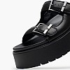 Women Platforms Low Twilight Black Leather Windsor Smith Women Platforms Low Twilight Black Leather Windsor Smith