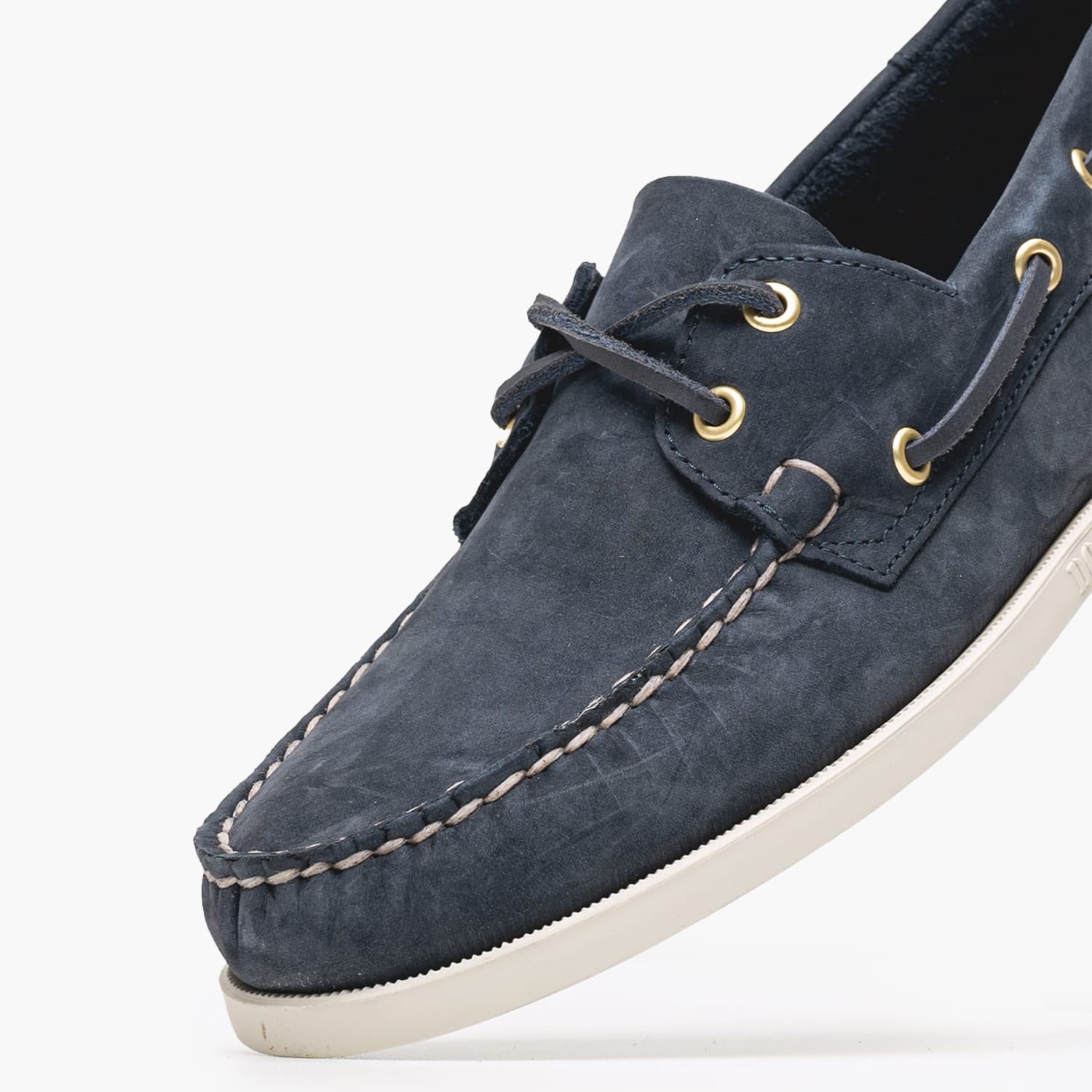 Men Sailing shoes Docksides.Nbk Blue Nubuck Leather Sebago