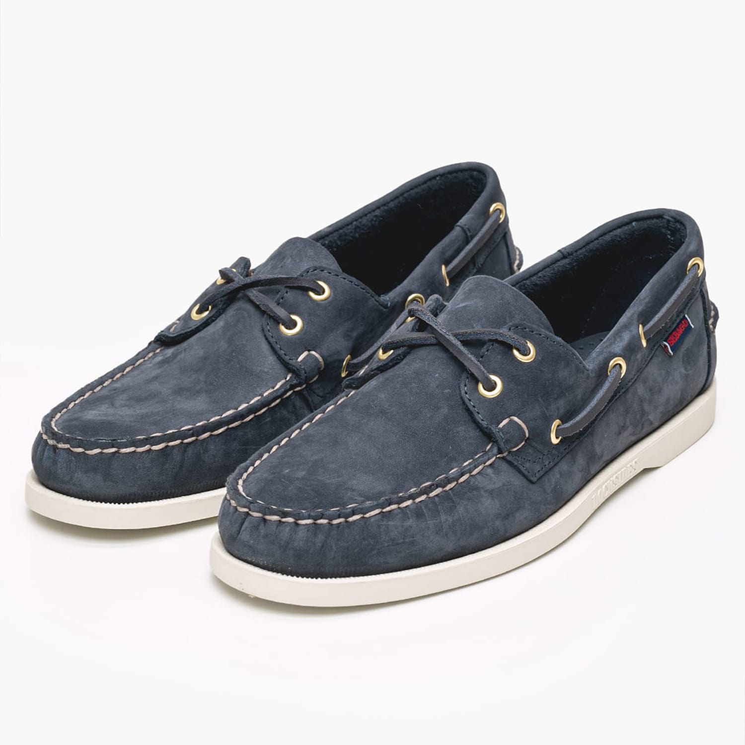 Men Sailing shoes Docksides.Nbk Blue Nubuck Leather Sebago Men Sailing shoes Docksides.Nbk Blue Nubuck Leather Sebago