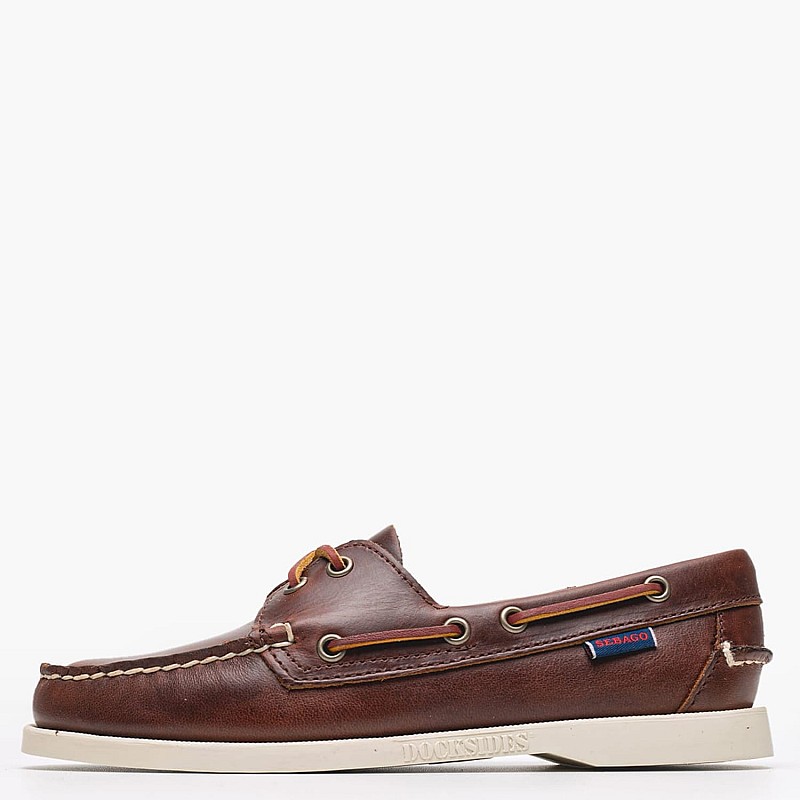 Γυναικεία Ιστιοπλοϊκα Docksides.Portland Καφέ Δέρμα Sebago