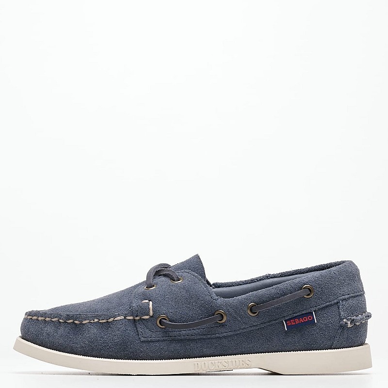 Women Sailing Shoes Portland.Fleshout Blue Buckskin Sebago