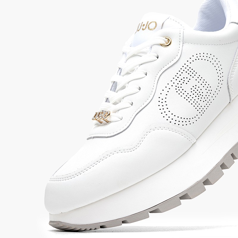 Women Casual Shoes Amazing.2 White Leather Liu Jo