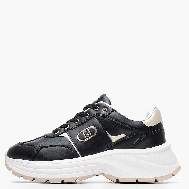 Women Casual Shoes Eva.02 Black Leather Liu Jo