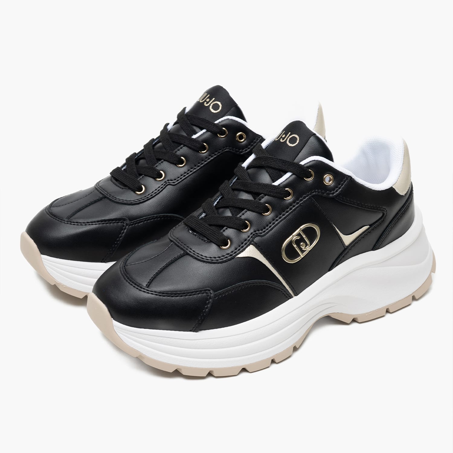 Γυναικεία Παπούτσια Casual Eva.02 Μαύρο Δέρμα Liu Jo Γυναικεία Παπούτσια Casual Eva.02 Μαύρο Δέρμα Liu Jo