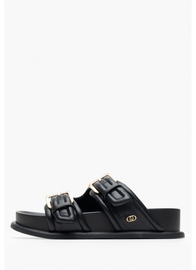 Γυναικείες Πλατφόρμες Χαμηλές Loren.09 Μαύρο ECOleather Liu Jo
