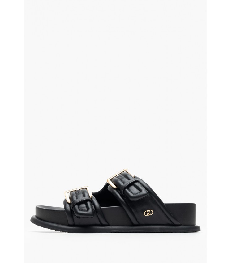 Γυναικείες Πλατφόρμες Χαμηλές Loren.09 Μαύρο ECOleather Liu Jo Γυναικείες Πλατφόρμες Χαμηλές Loren.09 Μαύρο ECOleather Liu Jo