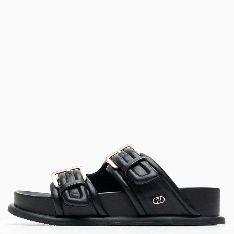 Women Platforms Low Loren.09 Black ECOleather Liu Jo
