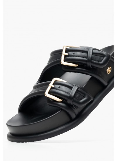 Γυναικείες Πλατφόρμες Χαμηλές Loren.09 Μαύρο ECOleather Liu Jo