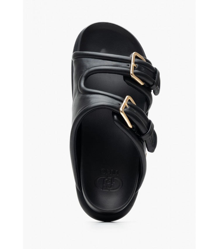 Γυναικείες Πλατφόρμες Χαμηλές Loren.09 Μαύρο ECOleather Liu Jo Γυναικείες Πλατφόρμες Χαμηλές Loren.09 Μαύρο ECOleather Liu Jo