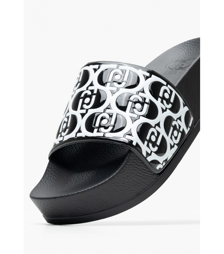 Women Platforms Low Mykonos Black Rubber Liu Jo Women Platforms Low Mykonos Black Rubber Liu Jo