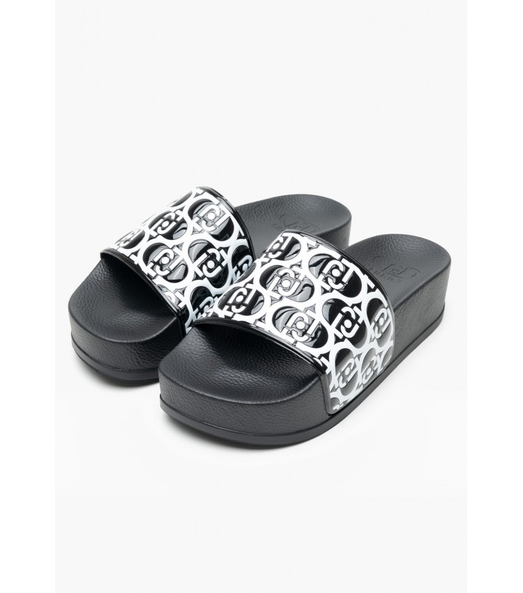 Women Platforms Low Mykonos Black Rubber Liu Jo Women Platforms Low Mykonos Black Rubber Liu Jo