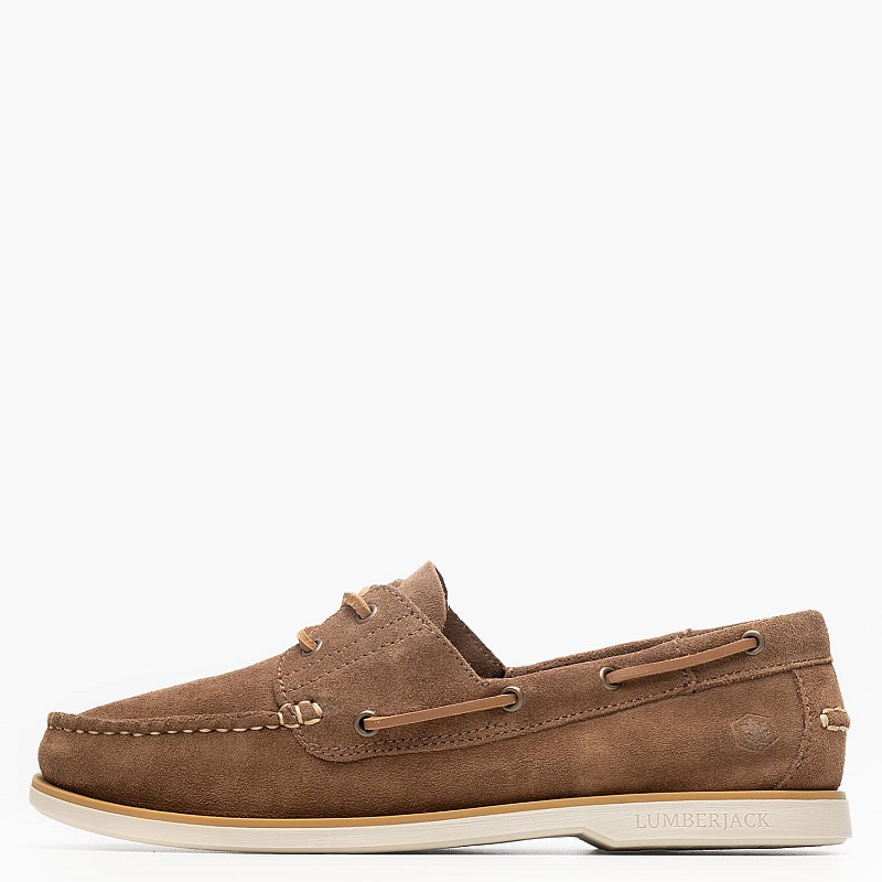 Men Sailing shoes Navigator.CN Brown Buckskin Lumberjack