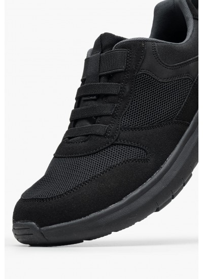 Men Boots 15301 Black Leather Marco Tozzi