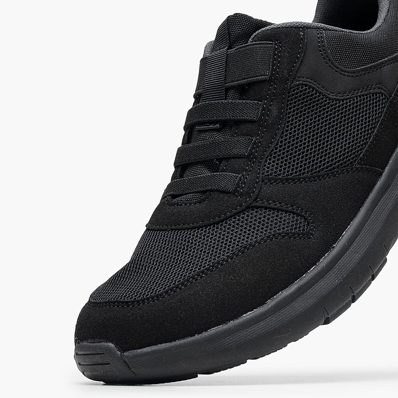 Men Casual Shoes Neil Black ECOleather-Fabric Lumberjack