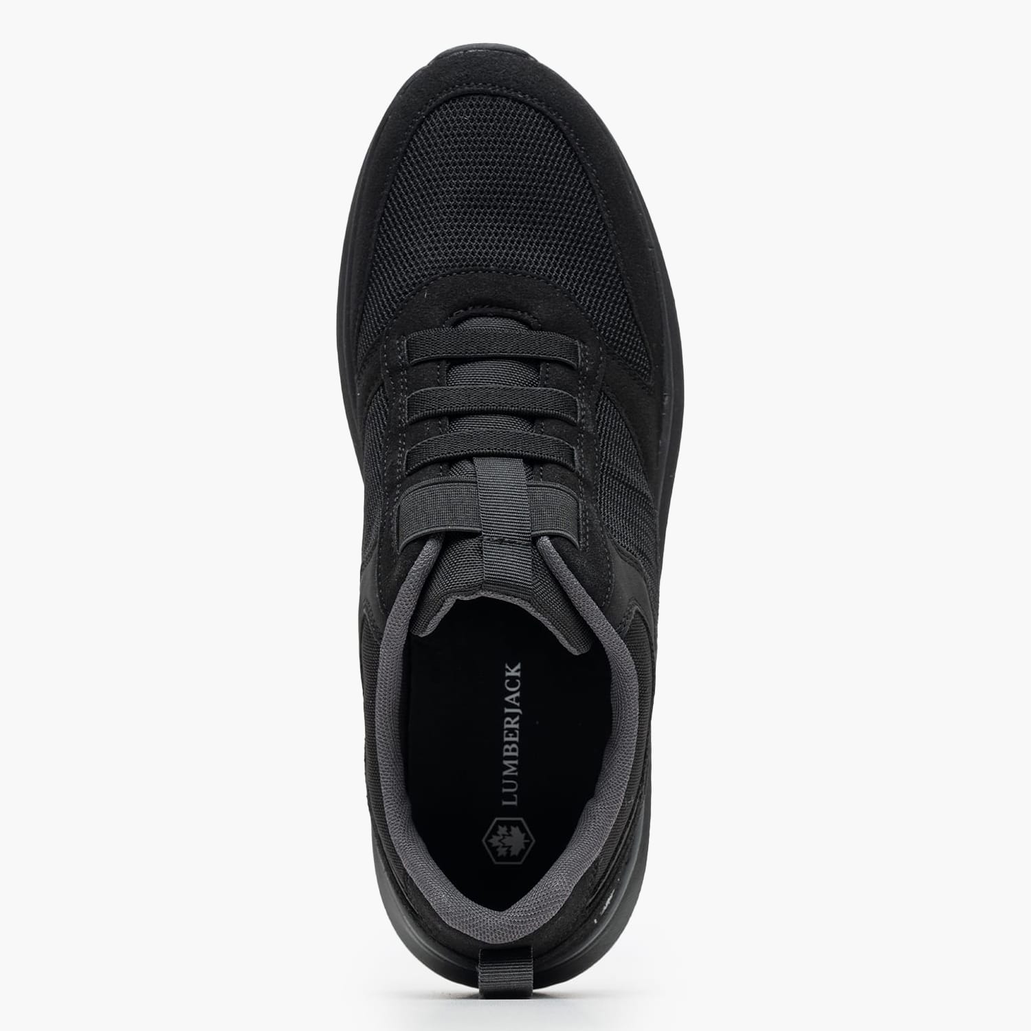 Men Casual Shoes Neil Black ECOleather-Fabric Lumberjack Men Casual Shoes Neil Black ECOleather-Fabric Lumberjack